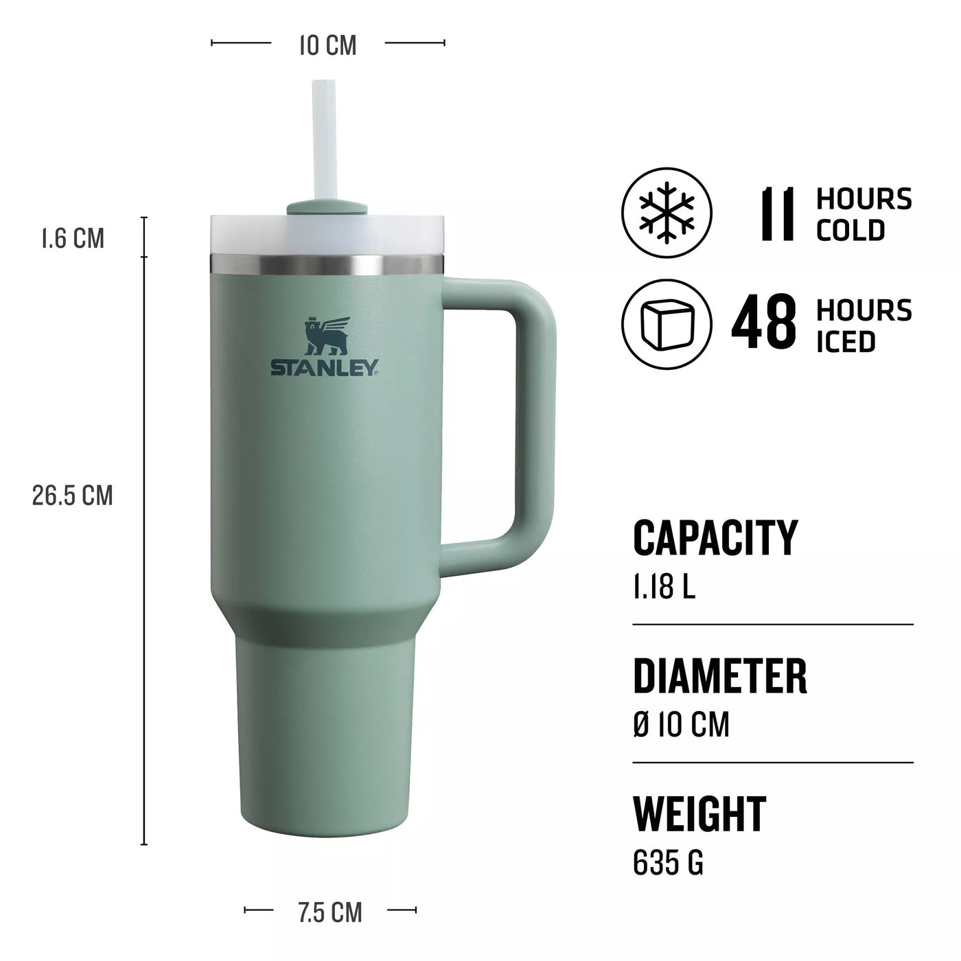 Stanley Quencher H2.0 Flowstate™ Tumbler | 1.18L