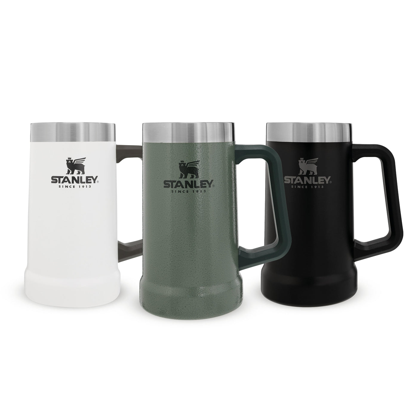 STANLEY 10-02874-141 De Big Grip Bier Stein Kalksteen 24oz/.7L STANLEY 10-02874-141 De Big Grip Bier Stein Kalksteen 24oz/.7L