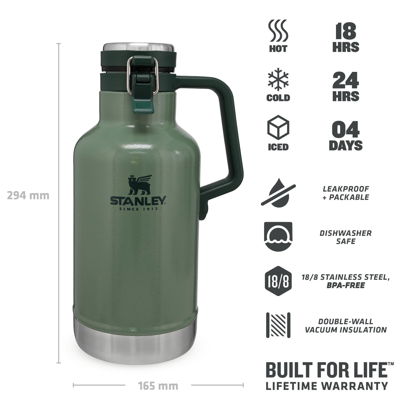 Stanley Classic Easy-Pour Growler | 1.9L