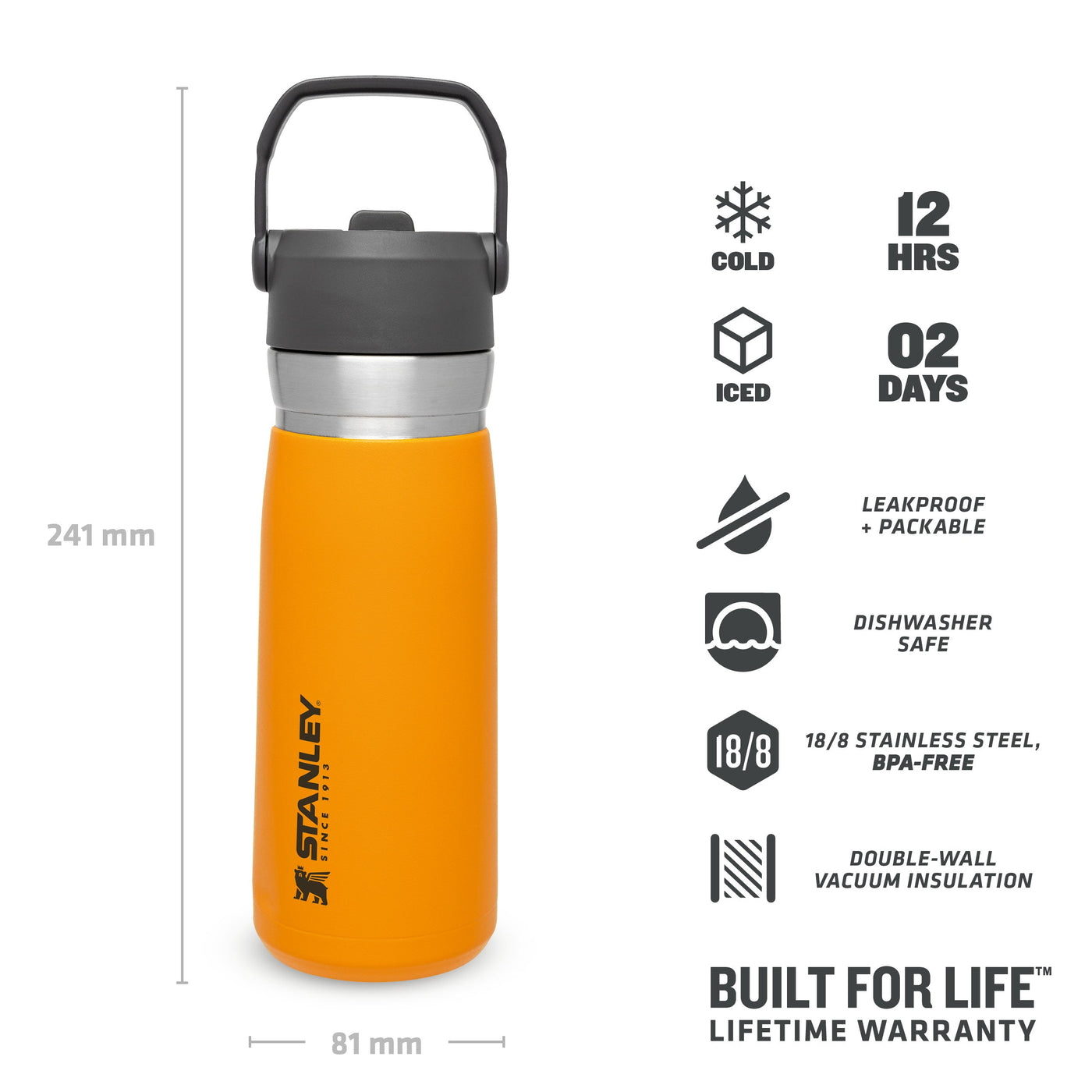 Comprá Termo Stanley Flip Straw Watter Bottle - 650mL - Envios a