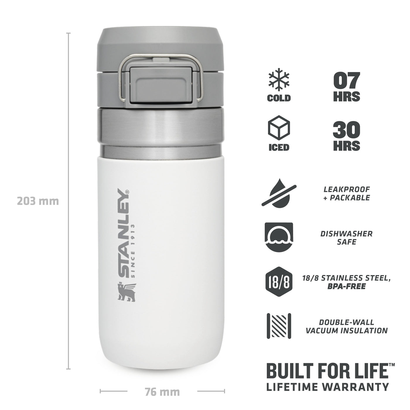 Stanley Go Quick Flip Water Bottle | 0.47L