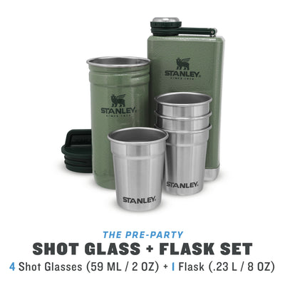 Stanley Adventure Pre-Party Shot Glass + Flask Set